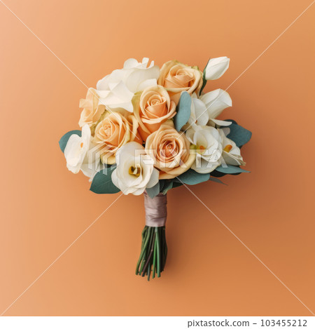 Cute wedding bouquet. Illustration AI Generative 103455212