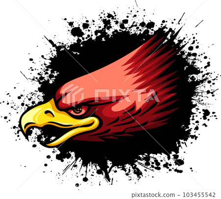 Mascot Head of an Eagle, vector illustration Mascot Head of an Eagle, vector illustration 103455542