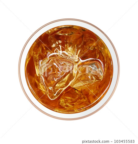 Ice tea illustration real 103455583