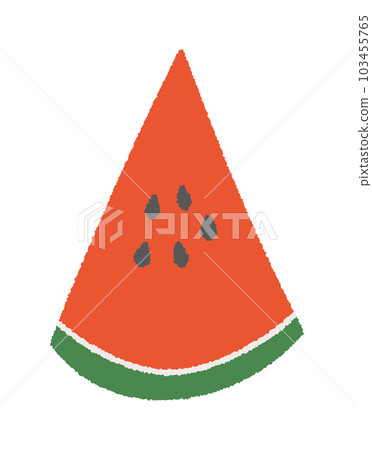 西瓜的手寫矢量插圖/感覺夏天的插圖 西瓜的手寫矢量插圖/感覺夏天的插圖 103455765