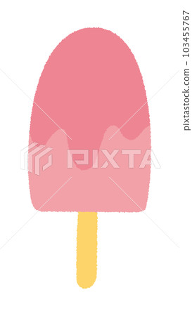 Handwritten vector illustration of ice cream / Illustration that feels summer Handwritten vector illustration of ice cream / Illustration that feels summer 103455767