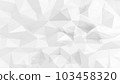 Abstract gray background low poly textured triangle shapes in random pattern design. 103458320