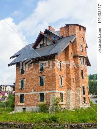 Unfinished Hotel, in the Carpathian ski resort Unfinished Hotel, in the Carpathian ski resort 103458457