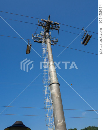 the cable car in Bukovel in summer 103458654