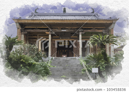 Watercolor-style Nagasaki Chinese Mansion Ruins Fujian Kaikan Nagasaki City, Nagasaki Prefecture Watercolor-style Nagasaki Chinese Mansion Ruins Fujian Kaikan Nagasaki City, Nagasaki Prefecture 103458836
