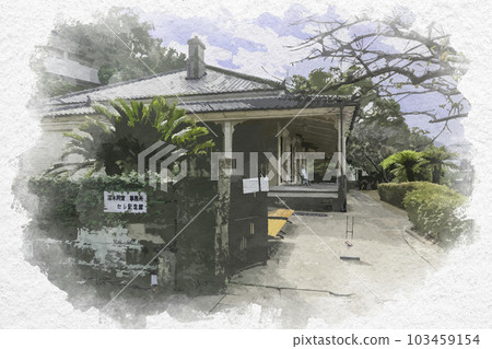 Watercolor-style Nagasaki Higashiyamate Junibankan Nagasaki City, Nagasaki Prefecture Watercolor-style Nagasaki Higashiyamate Junibankan Nagasaki City, Nagasaki Prefecture 103459154