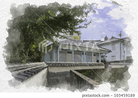 Watercolor-style Nagasaki Higashiyamate Western-style housing complex Nagasaki City, Nagasaki Prefecture 103459189