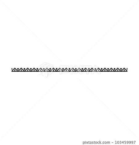 Border line frame design shape icon for decorative vintage doodle element for design in vector illustration 103459997