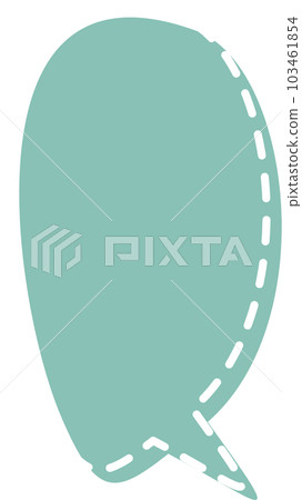 speech bubble balloon keyword icon sticker planner text box banner, flat png transparent element design 103461854