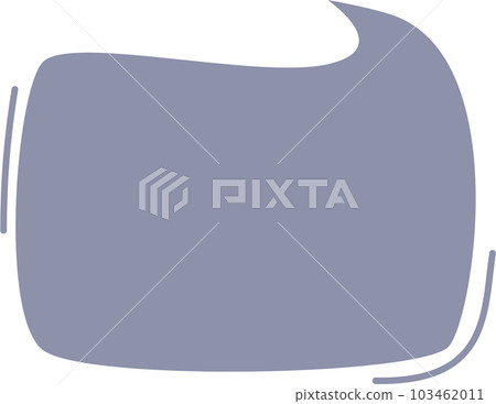 speech bubble balloon keyword icon sticker planner text box banner, flat png transparent element design 103462011