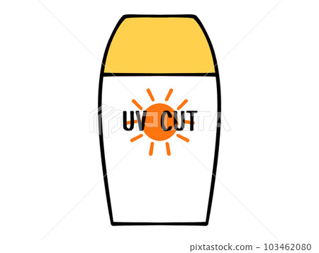 Illustration material of sun cream Illustration material of sun cream 103462080