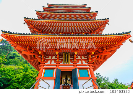 Tokyo Hino City Takahata Fudoson Kongo-ji Temple five-storied pagoda 103463523