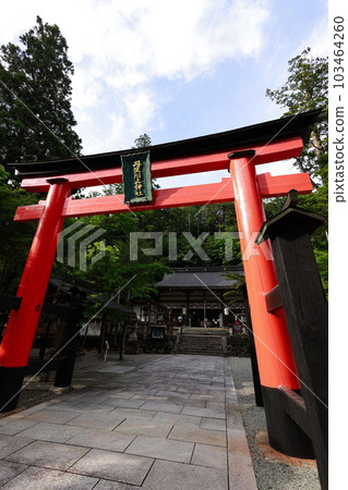 Torii of Niu Kawakami Shrine Torii of Niu Kawakami Shrine 103464260