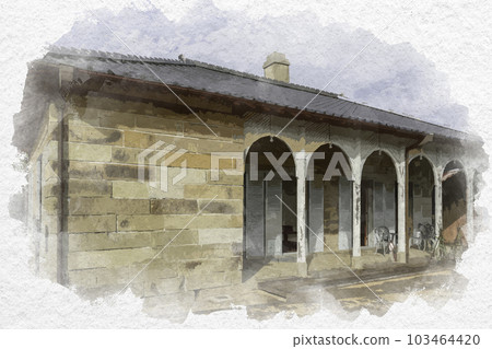 長崎縣長崎市長崎市水彩風格的長崎南山手旅館 103464420