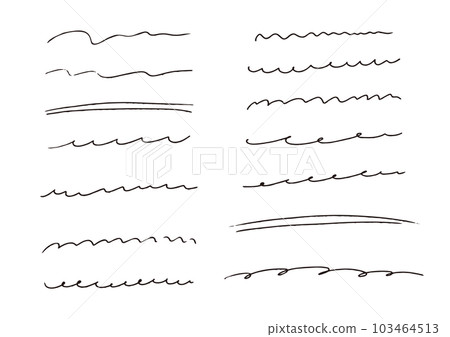 手寫下劃線處理集 手寫下劃線處理集 103464513
