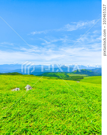 Kurumayama Plateau (Summer): View toward the Northern Alps 103465327