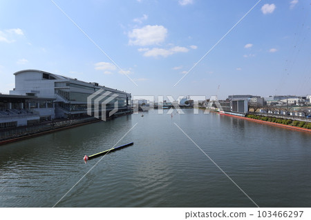 Toda Boat Racecourse Scenery 103466297