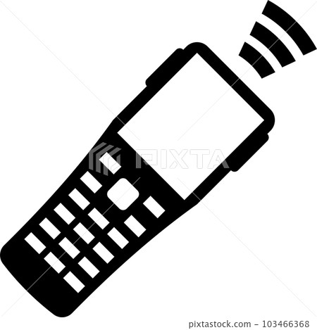 Illustration image of a terminal that reads barcodes, etc. Illustration image of a terminal that reads barcodes, etc. 103466368