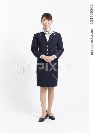 smiling woman in uniform smiling woman in uniform 103466568
