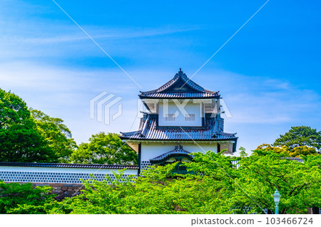Fresh green Kanazawa Castle Park Ishikawa Turret 103466724