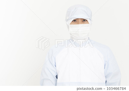 一個穿著防護服的男人的肖像 103466784