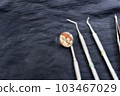 dental instruments ready for use in the dental office 103467029