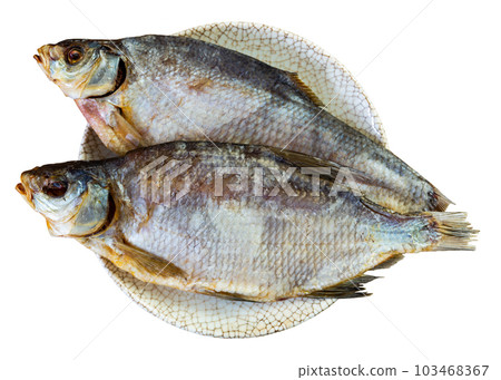 Aromatic dried-cured bream served for snack Aromatic dried-cured bream served for snack 103468367