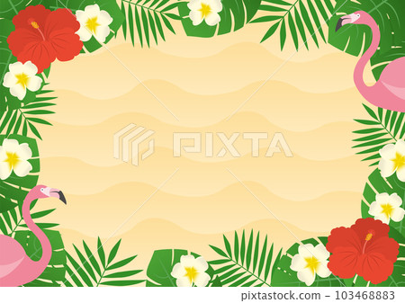 熱帶風格相框 illustration_1 103468883