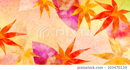  Autumn leaves maple autumn background 103470139