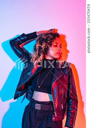 Fashion portrait of a foreign woman 103470459