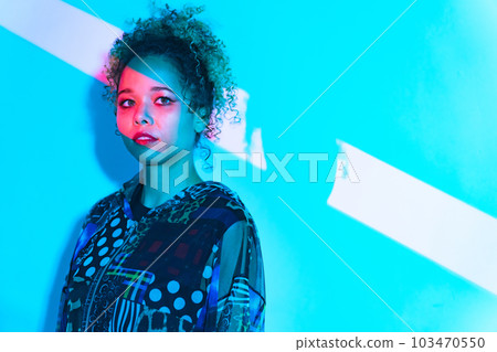 Fashion portrait of a foreign woman Fashion portrait of a foreign woman 103470550