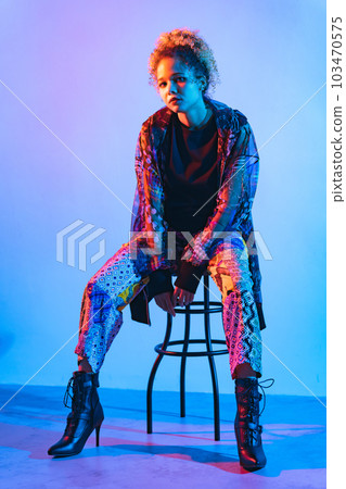 Fashion portrait of a foreign woman Fashion portrait of a foreign woman 103470575