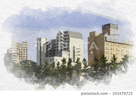 愛知縣岡崎市水彩風格岡崎新格蘭酒店 愛知縣岡崎市水彩風格岡崎新格蘭酒店 103470725