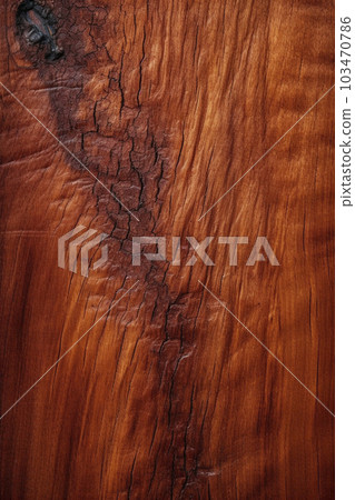 Background material of wood grain like mahogany "AI generated image" 103470786