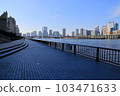 Sumida River Terrace and skyscrapers 103471633