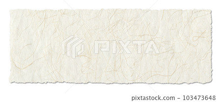 Natural japanese recycled paper texture. Horizontal banner background 103473648