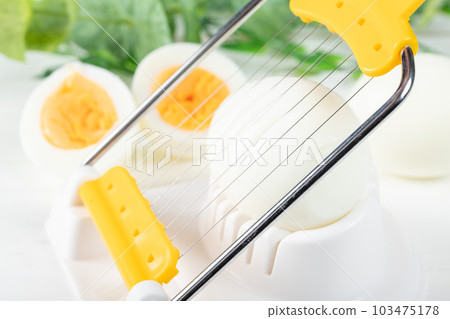 cut the egg 103475178