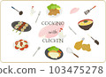 雞肉菜餚的插圖 103475278