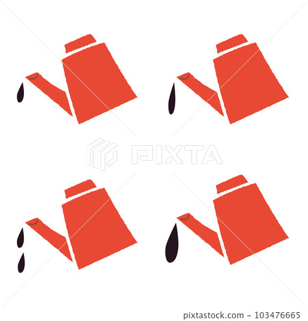 無把手滴壺(調味品容器)手繪矢量圖 無把手滴壺(調味品容器)手繪矢量圖 103476665