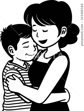 Fantastic and cuteness mother love art vector Fantastic and cuteness mother love art vector 103480164