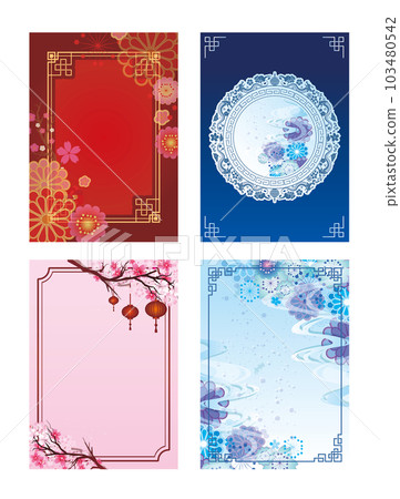中國風背景框邊框背景設置 103480542