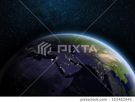 Dawn on the planet Earth. 103483945