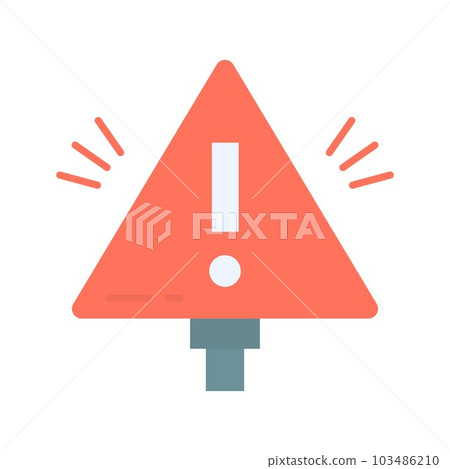 Warning Sign icon vector image. Warning Sign icon vector image. 103486210