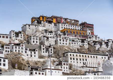 Thiksey Monastery in Ladakh, India Thiksey Monastery in Ladakh, India 103486350