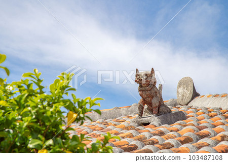 竹富島的風獅爺沖繩石垣島 103487108