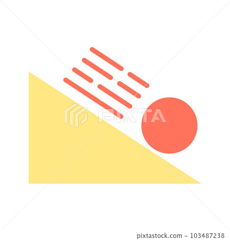 Rolling icon vector image. Rolling icon vector image. 103487238