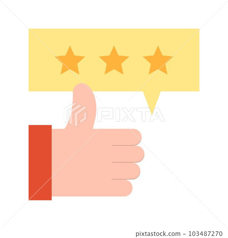 Rating icon vector image. Rating icon vector image. 103487270