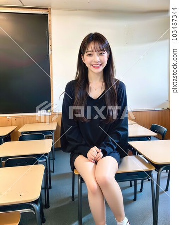 學校服務台的女人 學校服務台的女人 103487344