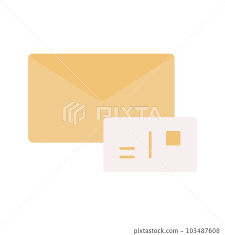 Postcard icon vector image. Postcard icon vector image. 103487608