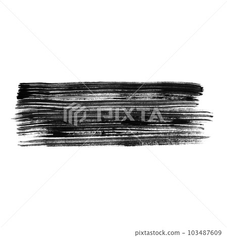 Black brush stroke isolated on a white background. Stock design element Black brush stroke isolated on a white background. Stock design element 103487609